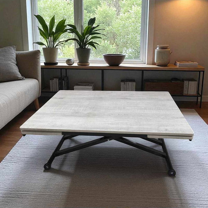 Hanah Home Mesa de Comedor Extensible Lisboa y Negro